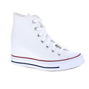 Zapatillas botas Converse zapatos Mujer modelo Chuck Taylor Ctas Wedge Cuña Blanco Cordón