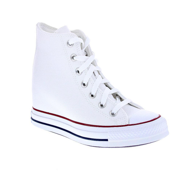 Zapatillas botas Converse zapatos Mujer modelo Chuck Taylor Ctas Wedge Cuña Blanco Cordón