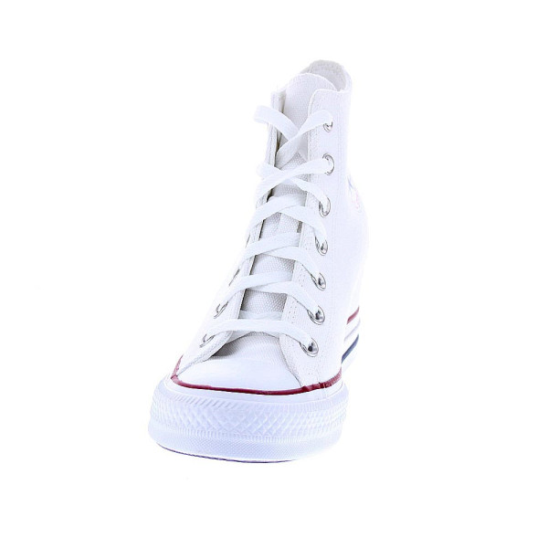 Zapatillas botas Converse zapatos Mujer modelo Chuck Taylor Ctas Wedge Cuña Blanco Cordón