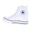 Zapatillas botas Converse zapatos Mujer modelo Chuck Taylor Ctas Wedge Cuña Blanco Cordón