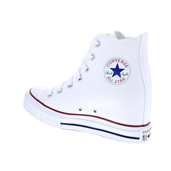 Zapatillas botas Converse zapatos Mujer modelo Chuck Taylor Ctas Wedge Cuña Blanco Cordón