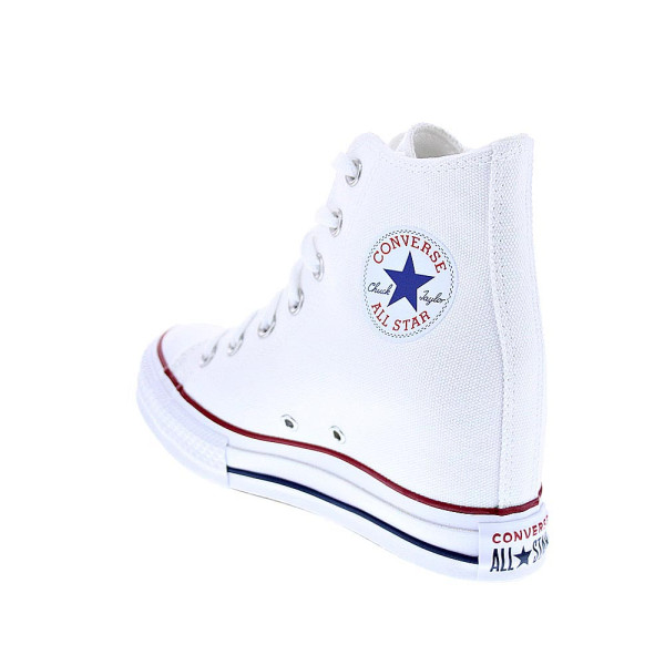 Zapatillas botas Converse zapatos Mujer modelo Chuck Taylor Ctas Wedge Cuña Blanco Cordón