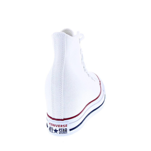 Zapatillas botas Converse zapatos Mujer modelo Chuck Taylor Ctas Wedge Cuña Blanco Cordón