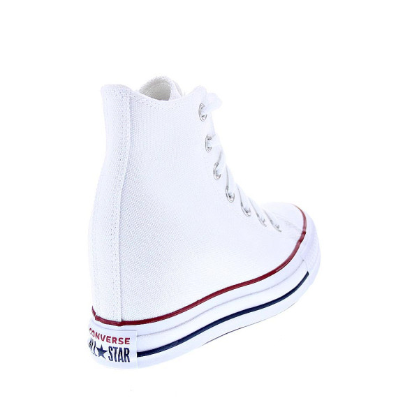 Zapatillas botas Converse zapatos Mujer modelo Chuck Taylor Ctas Wedge Cuña Blanco Cordón