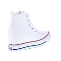 Zapatillas botas Converse zapatos Mujer modelo Chuck Taylor Ctas Wedge Cuña Blanco Cordón