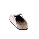 Zuecos Birkenstock zapatos Mujer modelo Boston Suede Beige 