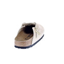 Zuecos Birkenstock zapatos Mujer modelo Boston Suede Beige 