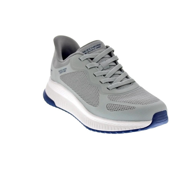 Zapatillas Skechers zapatos Hombre modelo Slipins Bobs Squad Verde Elástico