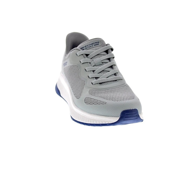 Zapatillas Skechers zapatos Hombre modelo Slipins Bobs Squad Verde Elástico