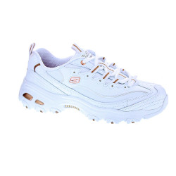Zapatillas Skechers zapatos Mujer modelo D Lites Fresh Blanco Cordón 2