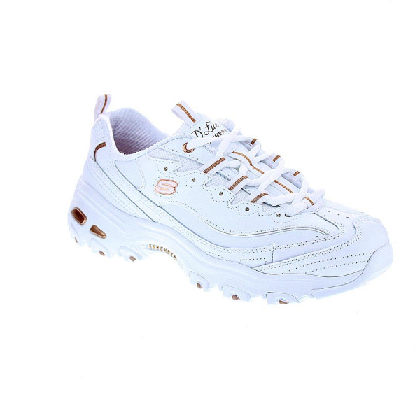 Zapatillas Skechers zapatos Mujer modelo D Lites Fresh Blanco Cordón
