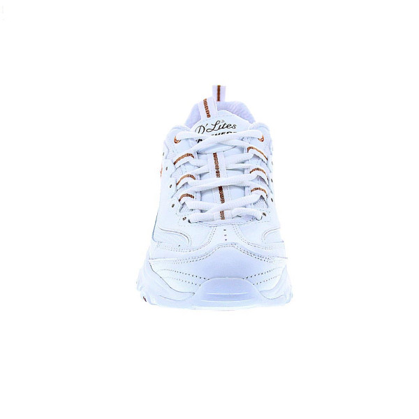 Zapatillas Skechers zapatos Mujer modelo D Lites Fresh Blanco Cordón