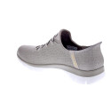 Zapatillas Skechers zapatos Mujer modelo Slipins Summits Beige Elástico
