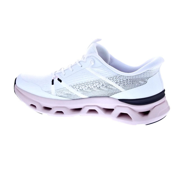 Zapatillas Skechers zapatos Mujer modelo Slipins Glide Step Blanco Elástico