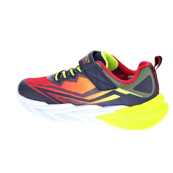 Zapatillas Skechers zapatos Niño modelo Luces Flex Glow Ultra Rojo Velcro