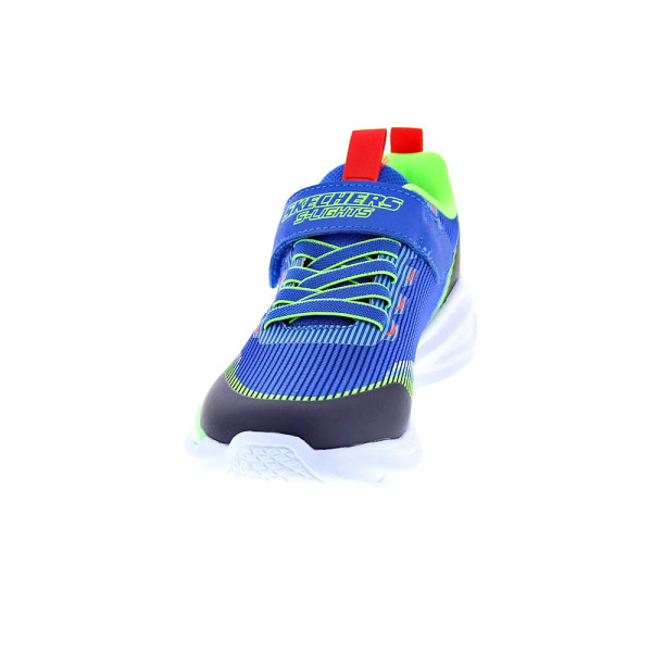 Zapatillas Skechers zapatos Niño modelo Luces Tri Namics 2.0 Azul Velcro