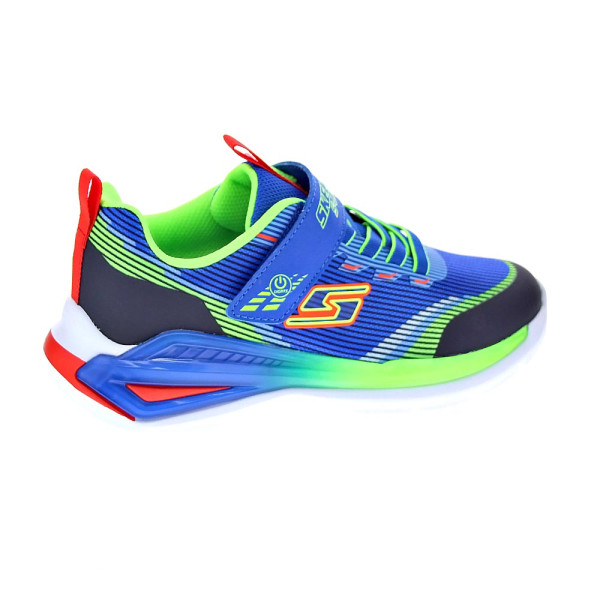 Zapatillas Skechers zapatos Niño modelo Luces Tri Namics 2.0 Azul Velcro