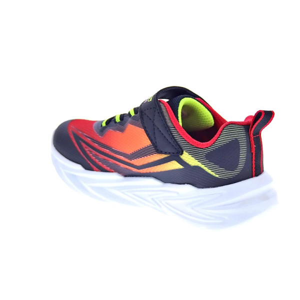 Zapatillas Skechers zapatos Niño modelo Luces Flex Glow Ultra Rojo Velcro