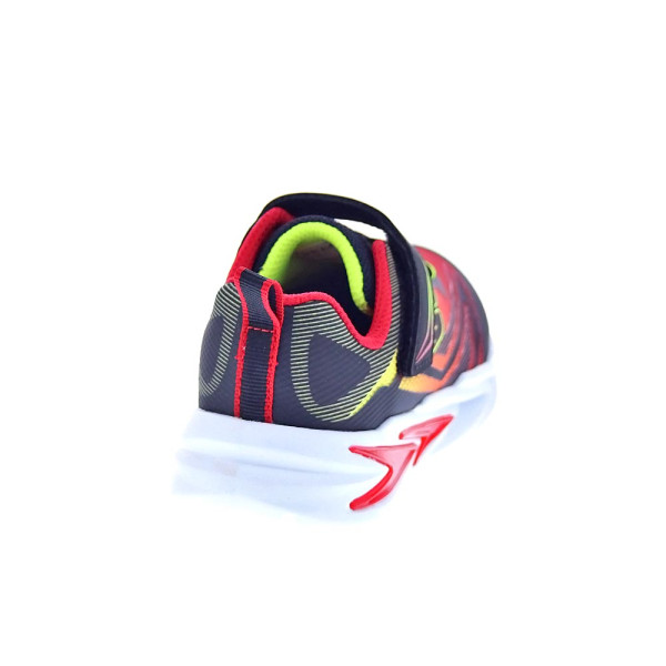 Zapatillas Skechers zapatos Niño modelo Luces Flex Glow Ultra Rojo Velcro