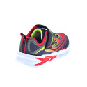 Zapatillas Skechers zapatos Niño modelo Luces Flex Glow Ultra Rojo Velcro