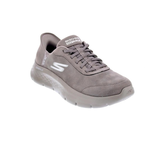 Zapatillas Skechers zapatos Mujer modelo Slipins Go Walk Flex Marrón Elástico