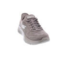 Zapatillas Skechers zapatos Mujer modelo Slipins Go Walk Flex Marrón Elástico