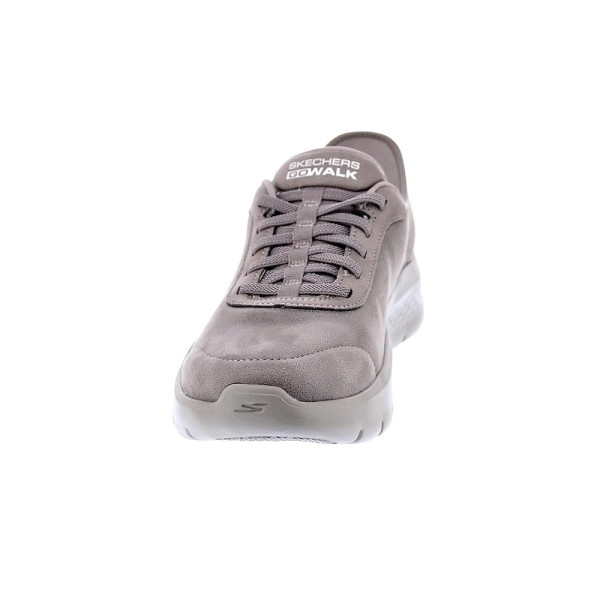 Zapatillas Skechers zapatos Mujer modelo Slipins Go Walk Flex Marrón Elástico