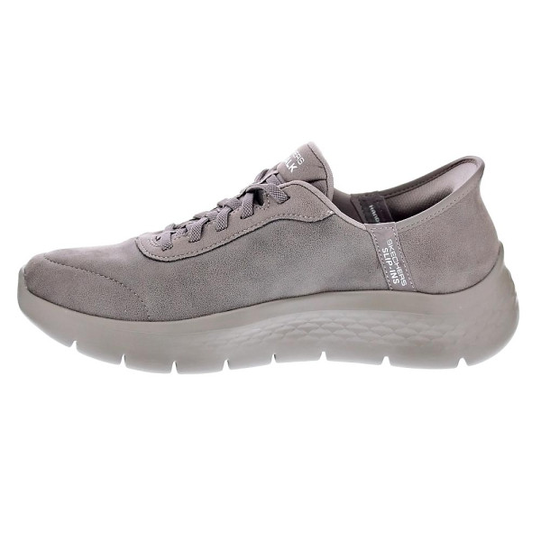 Zapatillas Skechers zapatos Mujer modelo Slipins Go Walk Flex Marrón Elástico