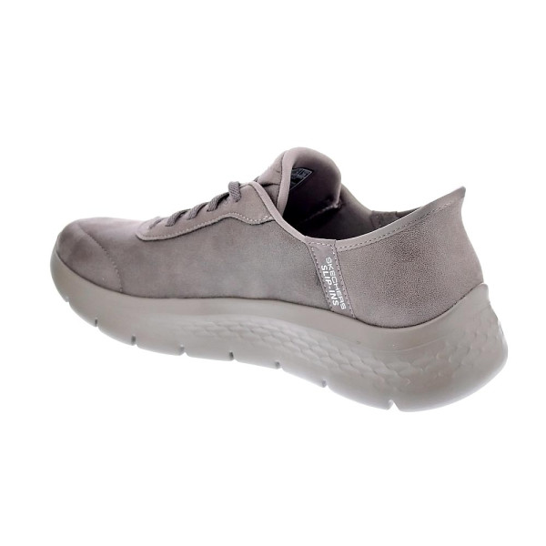 Zapatillas Skechers zapatos Mujer modelo Slipins Go Walk Flex Marrón Elástico