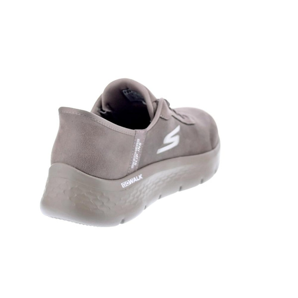 Zapatillas Skechers zapatos Mujer modelo Slipins Go Walk Flex Marrón Elástico