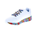 Zapatillas Skechers zapatos Niña modelo Uno Lite Subtle Blanco Cordón
