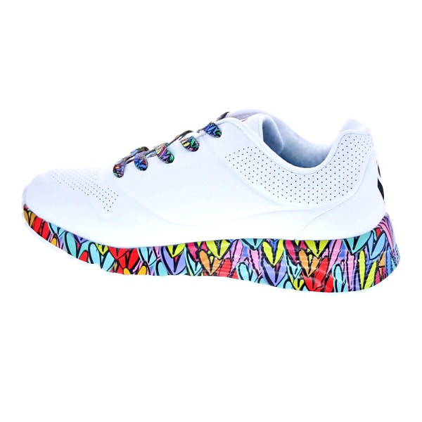 Zapatillas Skechers zapatos Niña modelo Uno Lite Subtle Blanco Cordón