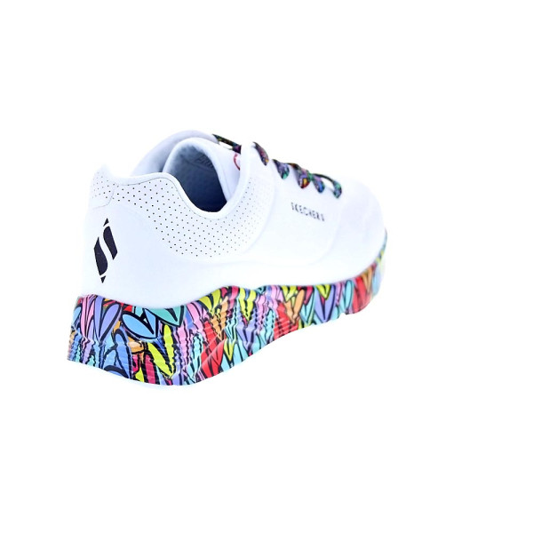 Zapatillas Skechers zapatos Niña modelo Uno Lite Subtle Blanco Cordón