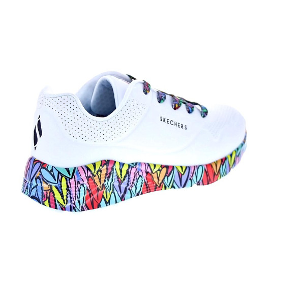 Zapatillas Skechers zapatos Niña modelo Uno Lite Subtle Blanco Cordón