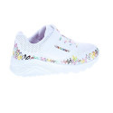 Zapatillas Skechers zapatos Niña modelo Uno Lite Heart Blanco Velcro