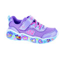 Zapatillas Skechers zapatos Niña modelo Play Scene Violeta Velcro