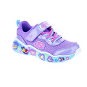 Zapatillas Skechers zapatos Niña modelo Play Scene Violeta Velcro