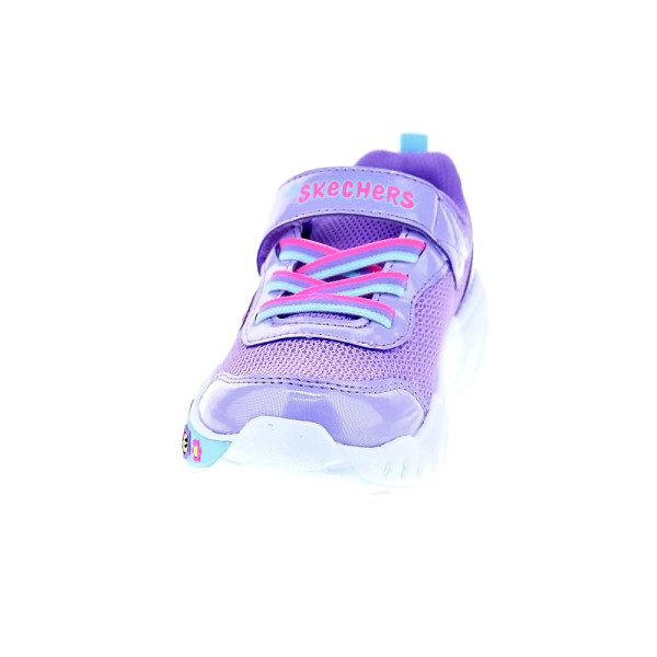 Zapatillas Skechers zapatos Niña modelo Play Scene Violeta Velcro
