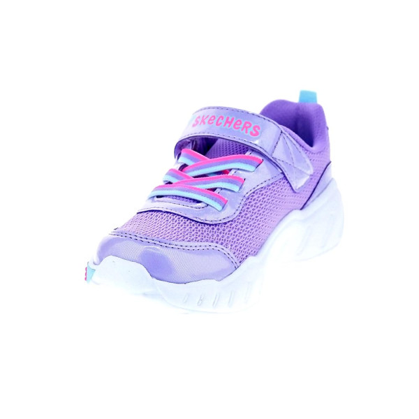 Zapatillas Skechers zapatos Niña modelo Play Scene Violeta Velcro