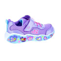 Zapatillas Skechers zapatos Niña modelo Play Scene Violeta Velcro