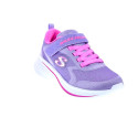 Zapatillas Skechers zapatos Niña modelo Wave 92 Violeta Velcro