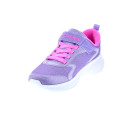 Zapatillas Skechers zapatos Niña modelo Wave 92 Violeta Velcro