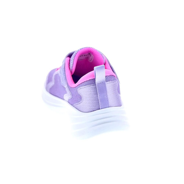 Zapatillas Skechers zapatos Niña modelo Wave 92 Violeta Velcro
