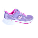 Zapatillas Skechers zapatos Niña modelo Wave 92 Violeta Velcro