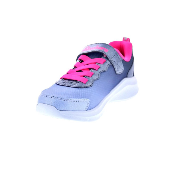 Zapatillas Skechers zapatos Niña modelo Sole Swifters Plata Velcro
