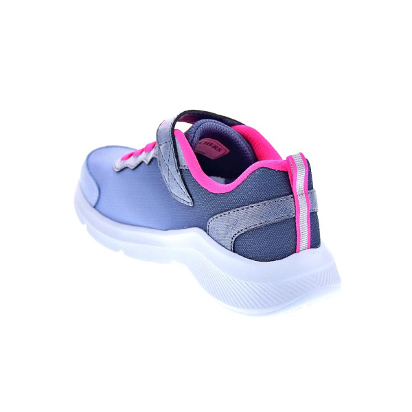 Zapatillas Skechers zapatos Niña modelo Sole Swifters Plata Velcro