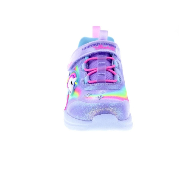 Zapatillas Skechers zapatos Niña modelo Unicorn Violeta Velcro