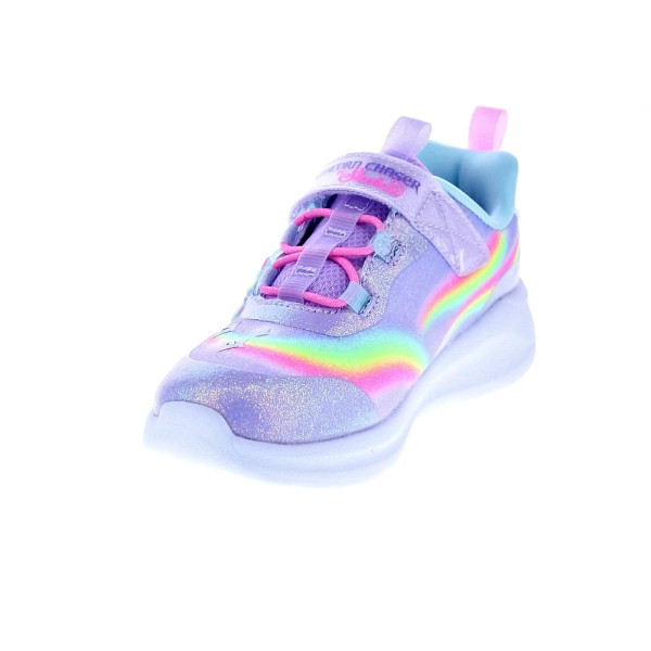 Zapatillas Skechers zapatos Niña modelo Unicorn Violeta Velcro