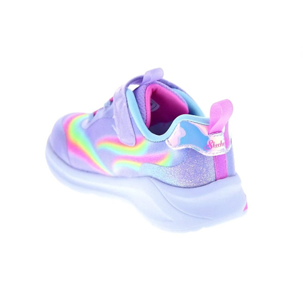 Zapatillas Skechers zapatos Niña modelo Unicorn Violeta Velcro