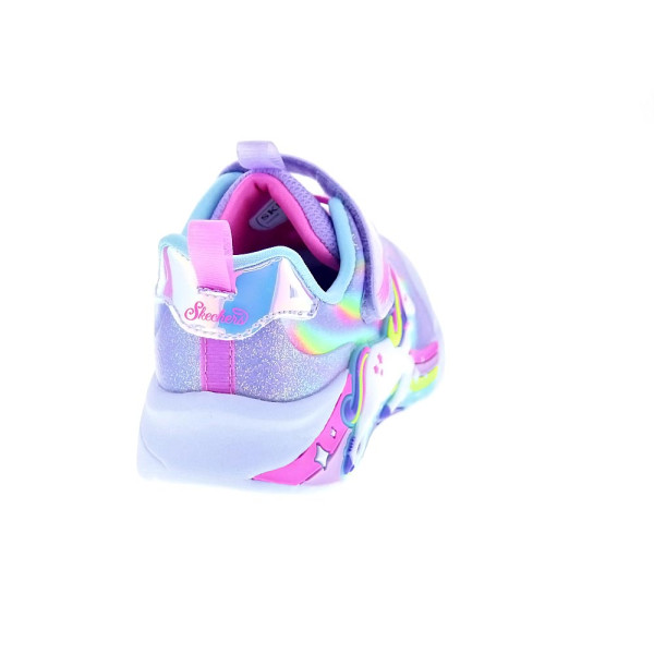 Zapatillas Skechers zapatos Niña modelo Unicorn Violeta Velcro